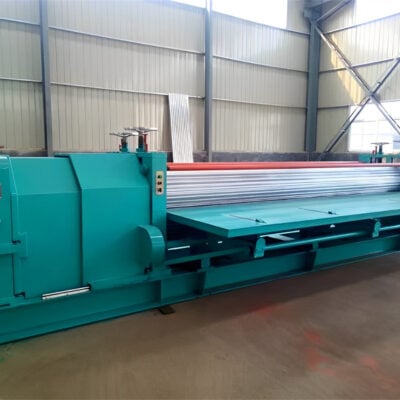 Máquina formadora de rollos corrugados de barril