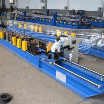 Línea de producción de rieles guía huecos