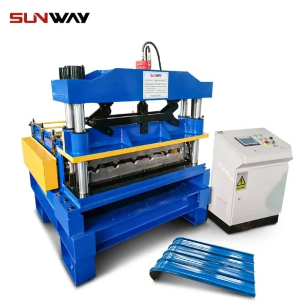 Máquina curvadora hidráulica de láminas para tejados