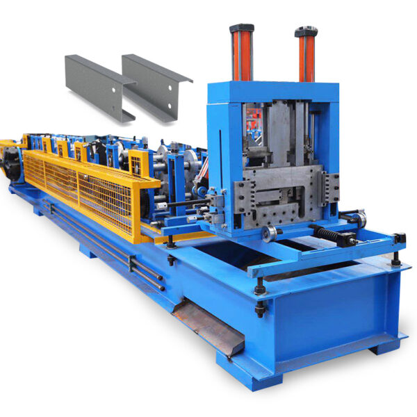Fully Automatic Hydraulic Easy Operation 80 300 Adjustable C Purlin Making Machine Roll Forming Machinery 05