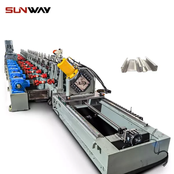 double stage roof sheet cold roll forming machine