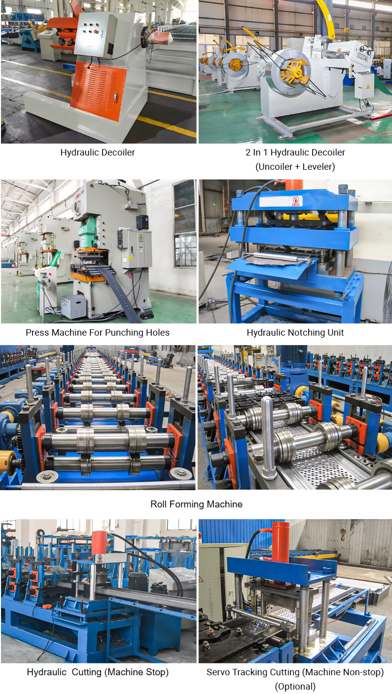 Scaffolding Plank Roll Forming Machine 12 product detail Steel Walk Scaffolding Plank