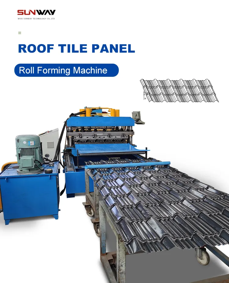 steel roof roll forming machine