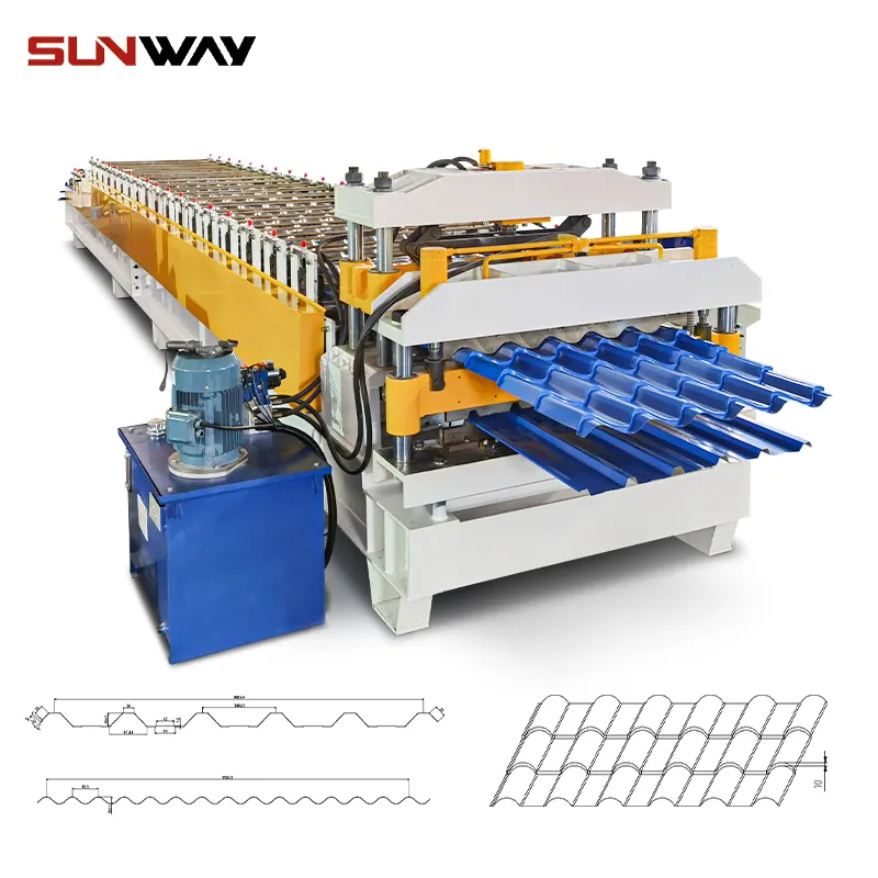 roller shutter slat roll forming machine