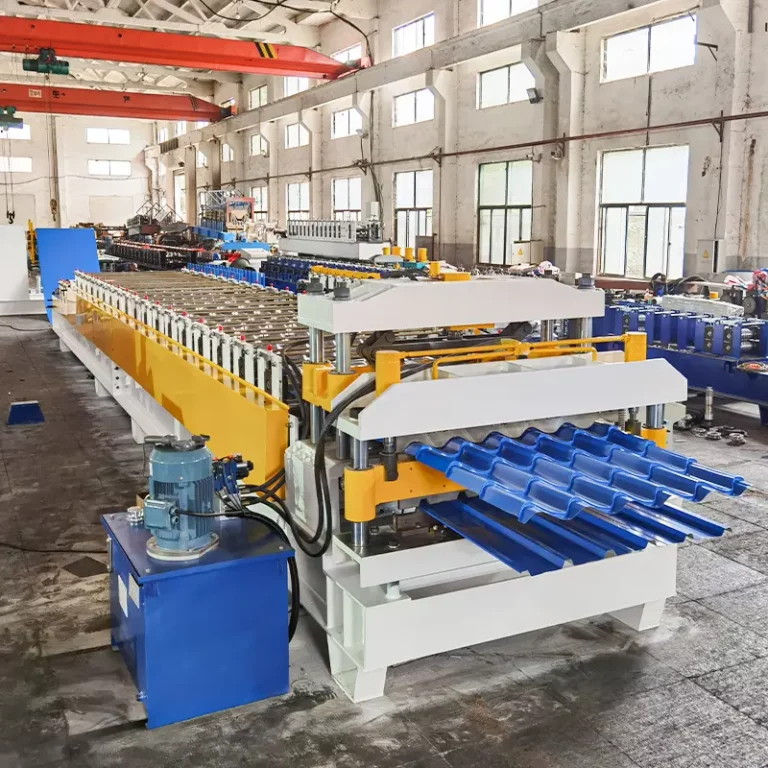 metal roofing sheet roll forming machine