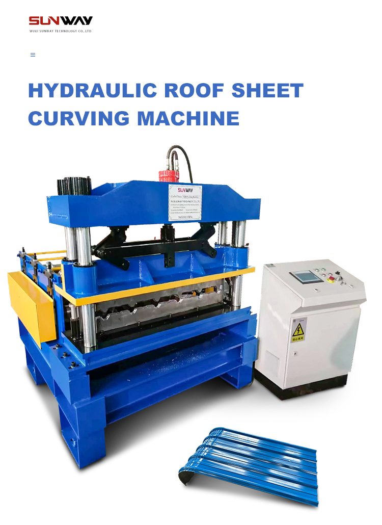 Hydraulic Roof Sheet Curving Machine