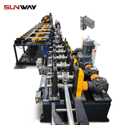 Storage Rack Shelf Box Panel Making Machine Steel Storage Rack System Box Beam Roll Forming Line